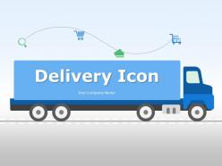 Delivery Icon Fast In Time Nonstop Shipment Timely Time Van Worker