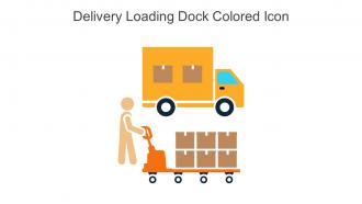 Delivery Loading Dock Colored Icon In Powerpoint Pptx Png And Editable Eps Format
