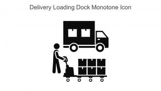Delivery Loading Dock Monotone Icon In Powerpoint Pptx Png And Editable Eps Format