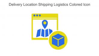 Delivery Location Shipping Logistics Colored Icon In Powerpoint Pptx Png And Editable Eps Format