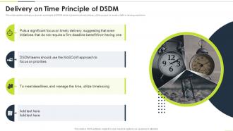 Delivery On Time Principle Of DSDM Ppt Powerpoint Presentation Ideas Slide Portrait
