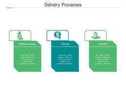 Delivery processes ppt powerpoint presentation summary inspiration cpb