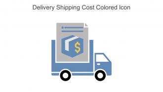 Delivery Shipping Cost Colored Icon In Powerpoint Pptx Png And Editable Eps Format