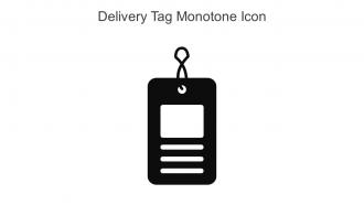 Delivery Tag Monotone Icon In Powerpoint Pptx Png And Editable Eps Format