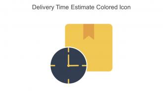 Delivery Time Estimate Colored Icon In Powerpoint Pptx Png And Editable Eps Format