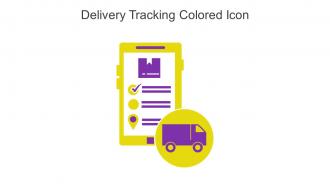 Delivery Tracking Colored Icon In Powerpoint Pptx Png And Editable Eps Format