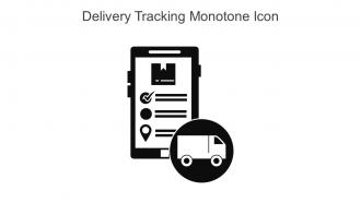 Delivery Tracking Monotone Icon In Powerpoint Pptx Png And Editable Eps Format