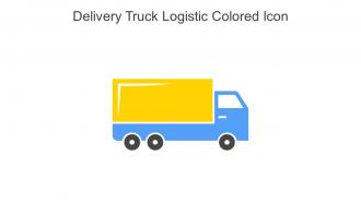 Delivery Truck Logistic Colored Icon In Powerpoint Pptx Png And Editable Eps Format