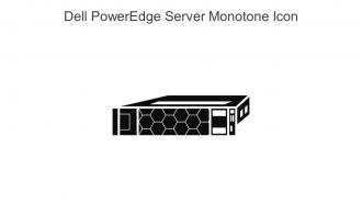 Dell Poweredge Server Monotone Icon In Powerpoint Pptx Png And Editable Eps Format
