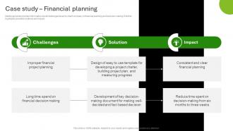 Deloitte Company Profile Case Study Financial Planning CP SS