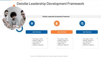 Deloitte Leadership Development Framework In Powerpoint And Google Slides Cpb