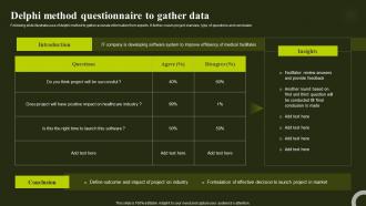 Delphi Method Questionnaire To Gather Data Environmental Analysis To Optimize