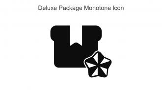 Deluxe Package Monotone Icon In Powerpoint Pptx Png And Editable Eps Format