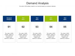 Demand analysis ppt powerpoint presentation professional graphic tips cpb