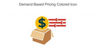 Demand Based Pricing Colored Icon In Powerpoint Pptx Png And Editable Eps Format