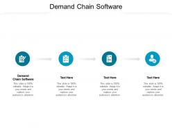 Demand chain software ppt powerpoint presentation layouts portfolio cpb
