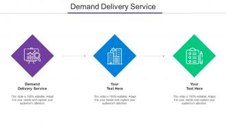 Demand Delivery Service Ppt Powerpoint Presentation Professional Inspiration Cpb