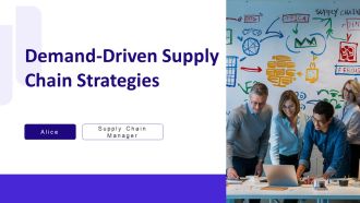 Demand Driven Supply Chain Strategies PPT Graphics AT