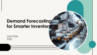 Demand Forecasting For Smarter Inventory PPT Structure AT