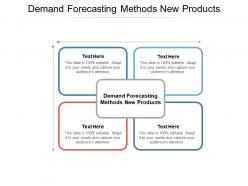 Demand forecasting methods new products ppt powerpoint presentation model cpb