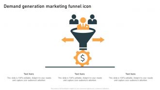 Demand Generation Marketing Funnel Icon