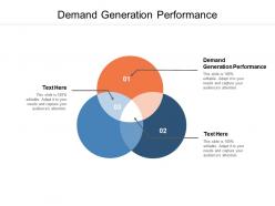 Demand generation performance ppt powerpoint icon background cpb