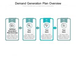 Demand generation plan overview ppt powerpoint presentation gallery pictures cpb