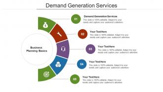 Demand generation services ppt powerpoint presentation inspiration background cpb