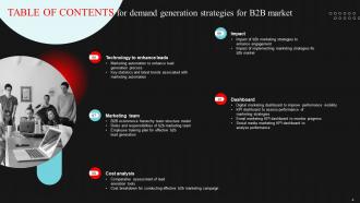 Demand Generation Strategies For B2B Market Powerpoint Presentation Slides Researched Attractive