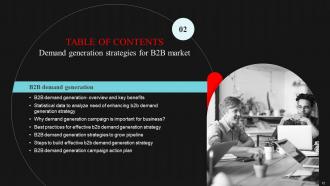 Demand Generation Strategies For B2B Market Powerpoint Presentation Slides Informative Attractive