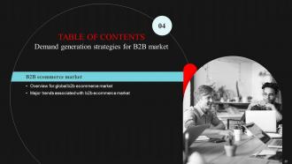 Demand Generation Strategies For B2B Market Powerpoint Presentation Slides Ideas Graphical