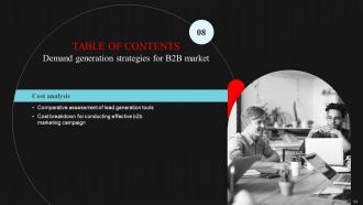 Demand Generation Strategies For B2B Market Powerpoint Presentation Slides Unique Captivating