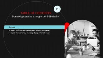 Demand Generation Strategies For B2B Market Powerpoint Presentation Slides Impactful Captivating