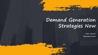 Demand Generation Strategies Now PPT Guidelines AT