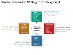 Demand generation strategy ppt background