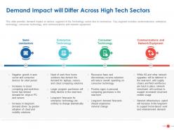 Demand impact will differ across high tech sectors ppt powerpoint presentation icons