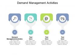 Demand management activities ppt powerpoint presentation infographics vector cpb