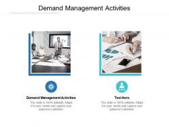 Demand management activities ppt powerpoint presentation styles ideas cpb