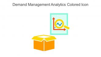 Demand Management Analytics Colored Icon In Powerpoint Pptx Png And Editable Eps Format