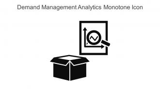 Demand Management Analytics Monotone Icon In Powerpoint Pptx Png And Editable Eps Format