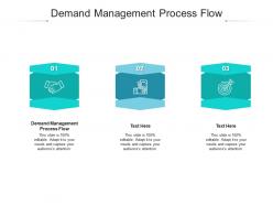 Demand management process flow ppt powerpoint presentation file tips cpb