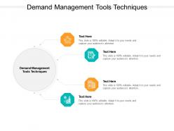 Demand management tools techniques ppt powerpoint presentation icon model cpb