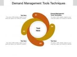 Demand management tools techniques ppt powerpoint presentation model inspiration cpb