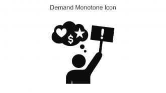 Demand Monotone Icon In Powerpoint Pptx Png And Editable Eps Format