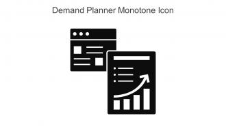 Demand Planner Monotone Icon In Powerpoint Pptx Png And Editable Eps Format