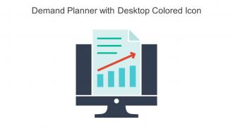 Demand Planner With Desktop Colored Icon In Powerpoint Pptx Png And Editable Eps Format
