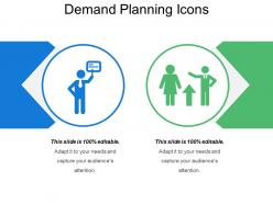 Demand planning icons