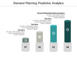 Demand planning predictive analytics ppt powerpoint presentation ideas deck cpb