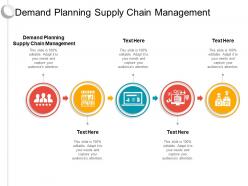 Demand planning supply chain management ppt powerpoint presentation icon grid cpb