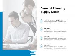 Demand planning supply chain ppt powerpoint presentation ideas styles cpb